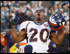 During a December NFL game Denver Broncos Brian Dawkins cranked up his mojo